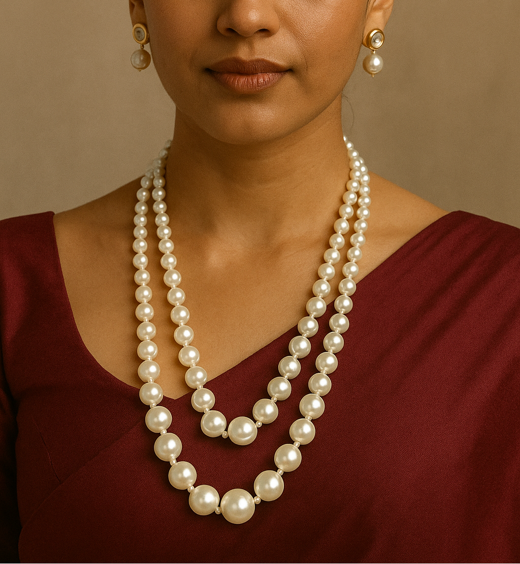 LAYERED PEARL MALA