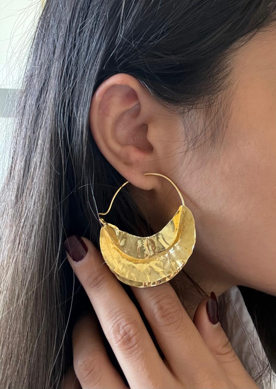 Fulani Golden Hoops