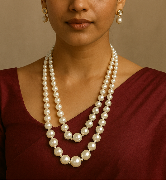 LAYERED PEARL MALA