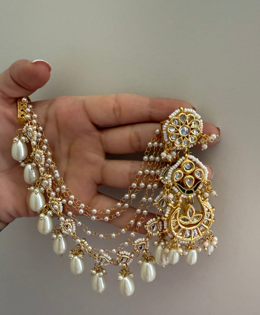 KAASHVI EARRINGS WITH SAHARA EARCHAIN