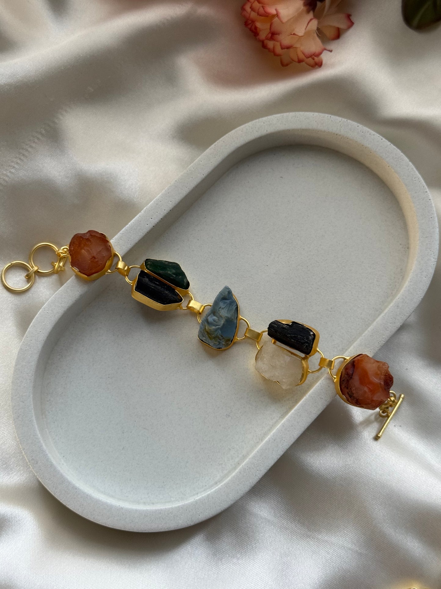 Raw Stone Anti-Tarnish Bracelet