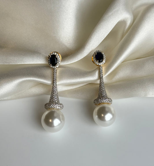 ZARIYA CZ DESIGNER EARRINGS