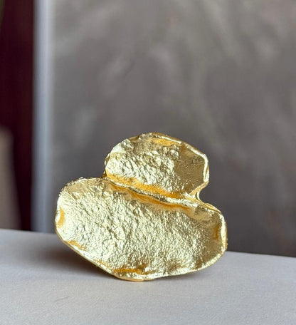 Crinkle Brass Ring